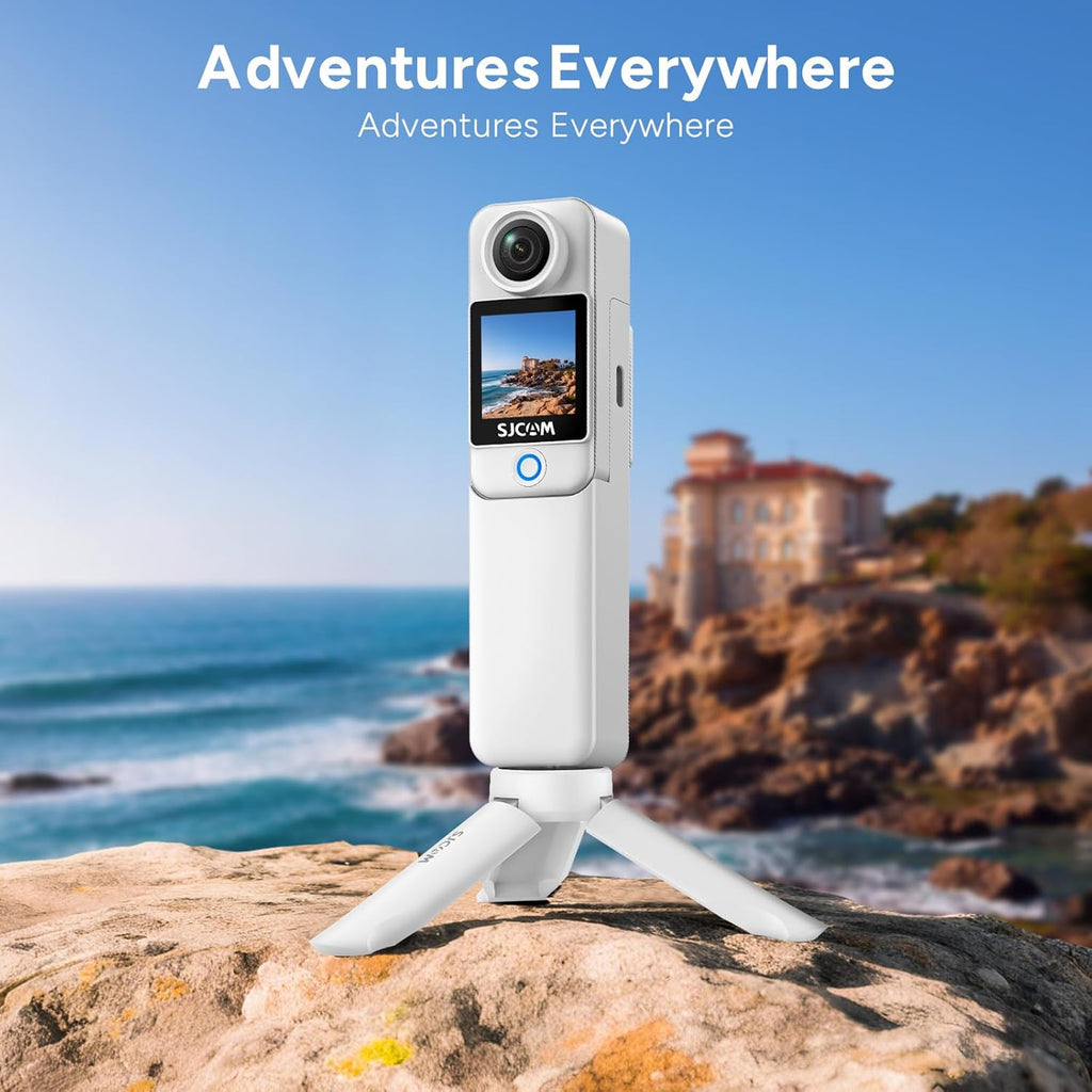 SJCAM C300 Accessories Kit, Magnetic & Triangular Mounting Brackets with Lanyard Clip for Wearable and Stand Shooting - Perfect for Action Camera Vlogging, First & Third Person Perspective