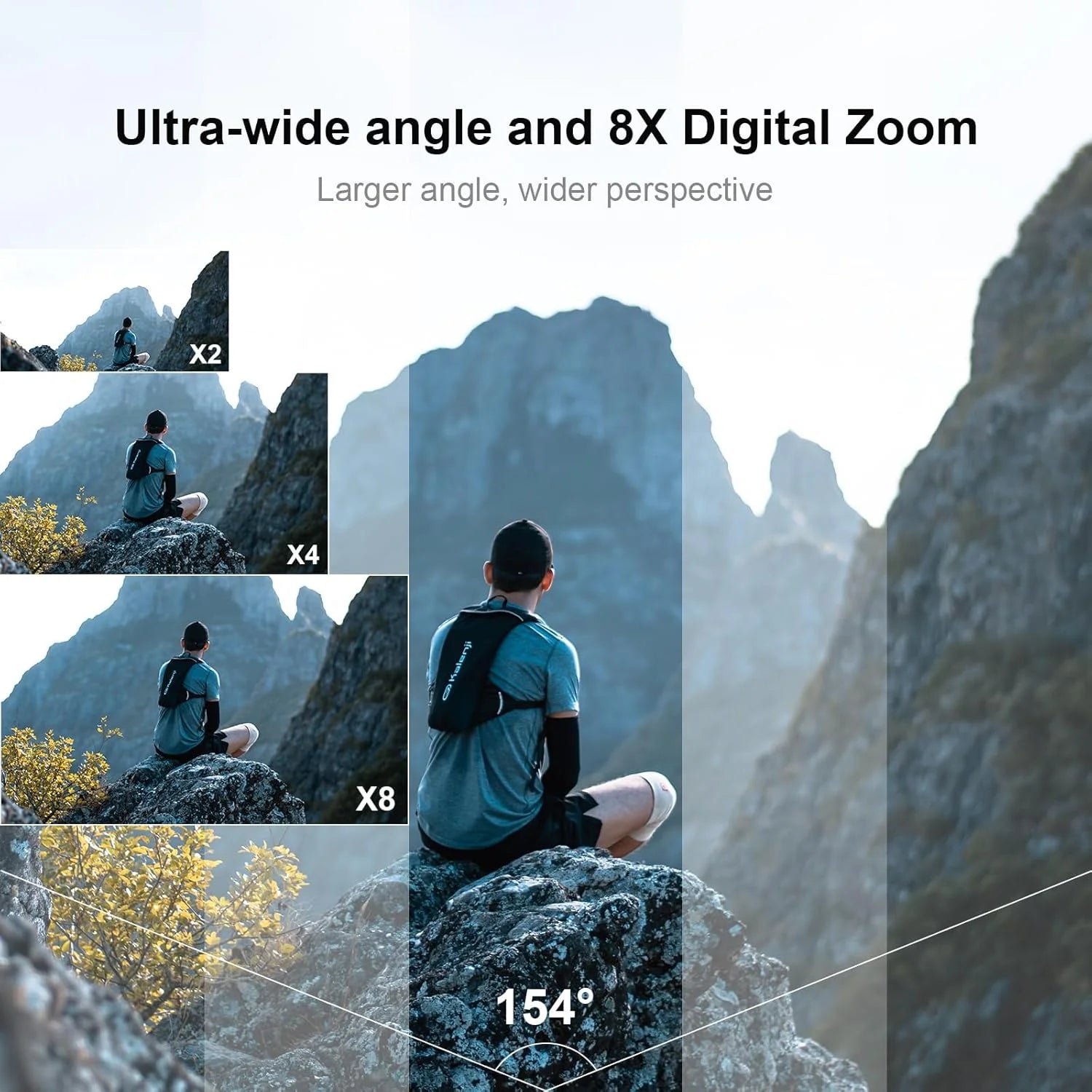 SJCAM SJ11 4K Action Camera with OIS+EIS Stabilization - 98FT Waterproof Underwater Camera for Motorcycle, Helmet, Sports - 5G WiFi, Remote Control, Ultra Wide Angle, Active HDR