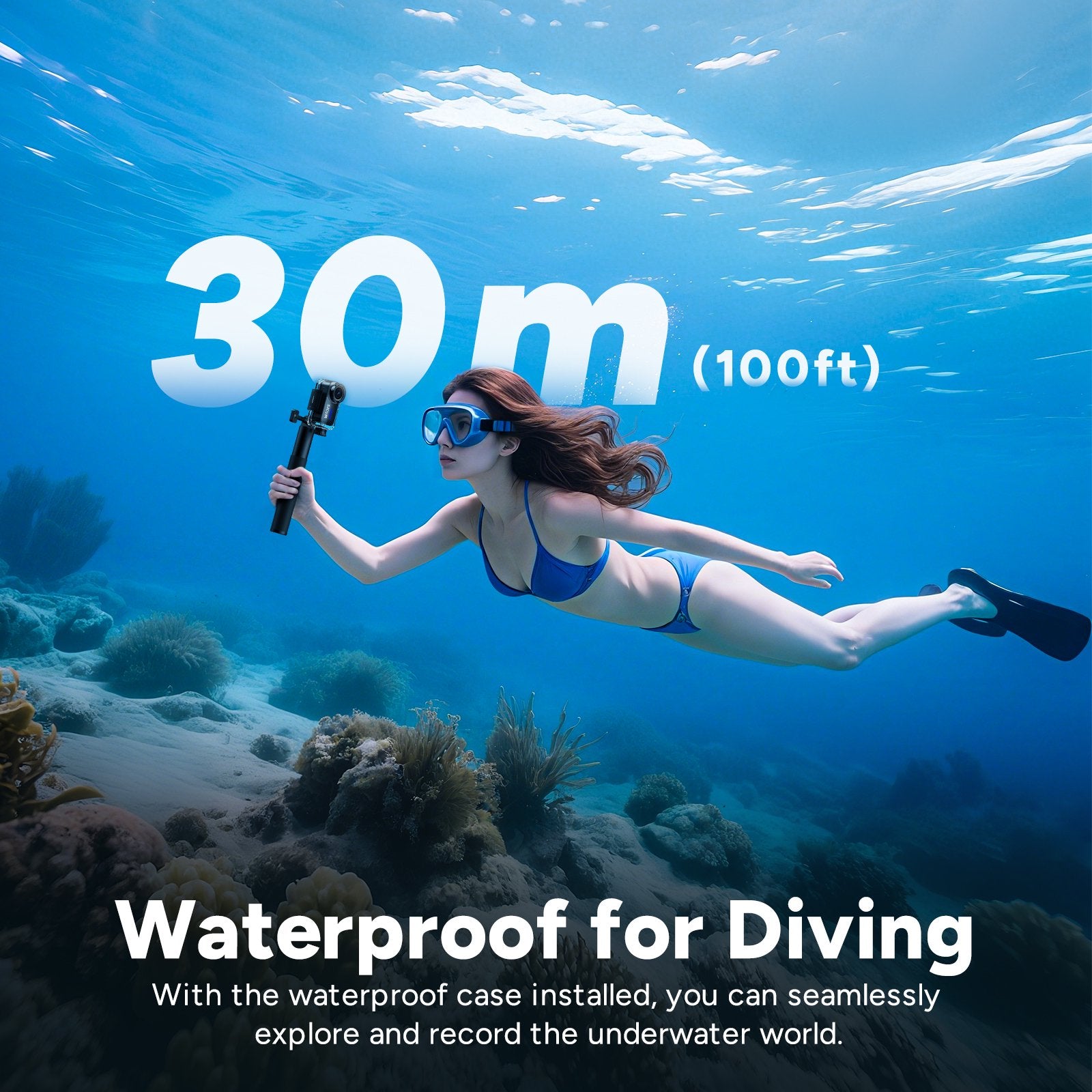 SJCAM C110+ 4K Action Camera with 6-Axis EIS, 170° Wide Angle, Magnetic Mount, Waterproof 30M, Body Camera for Vlogging, Helmet/Chest Mount Kit, Built-in Mic & WiFi, 20MP Photos (Black)