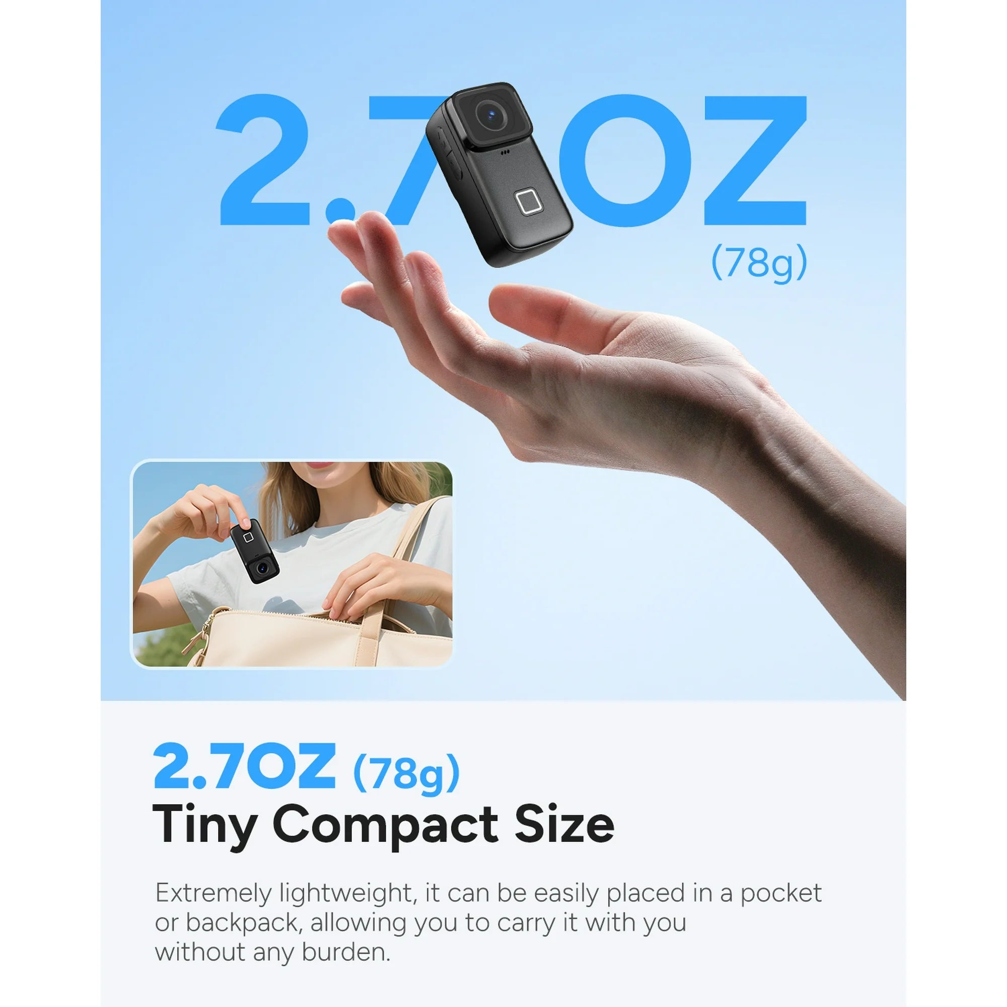 SJCAM C200 Pro 4K Waterproof Action Camera 30M Underwater EIS Stabilization 154° Wide Angle Touch Screen 5G WiFi Vlogging Camera Ultra HD HDR Live Streaming Sports Diving