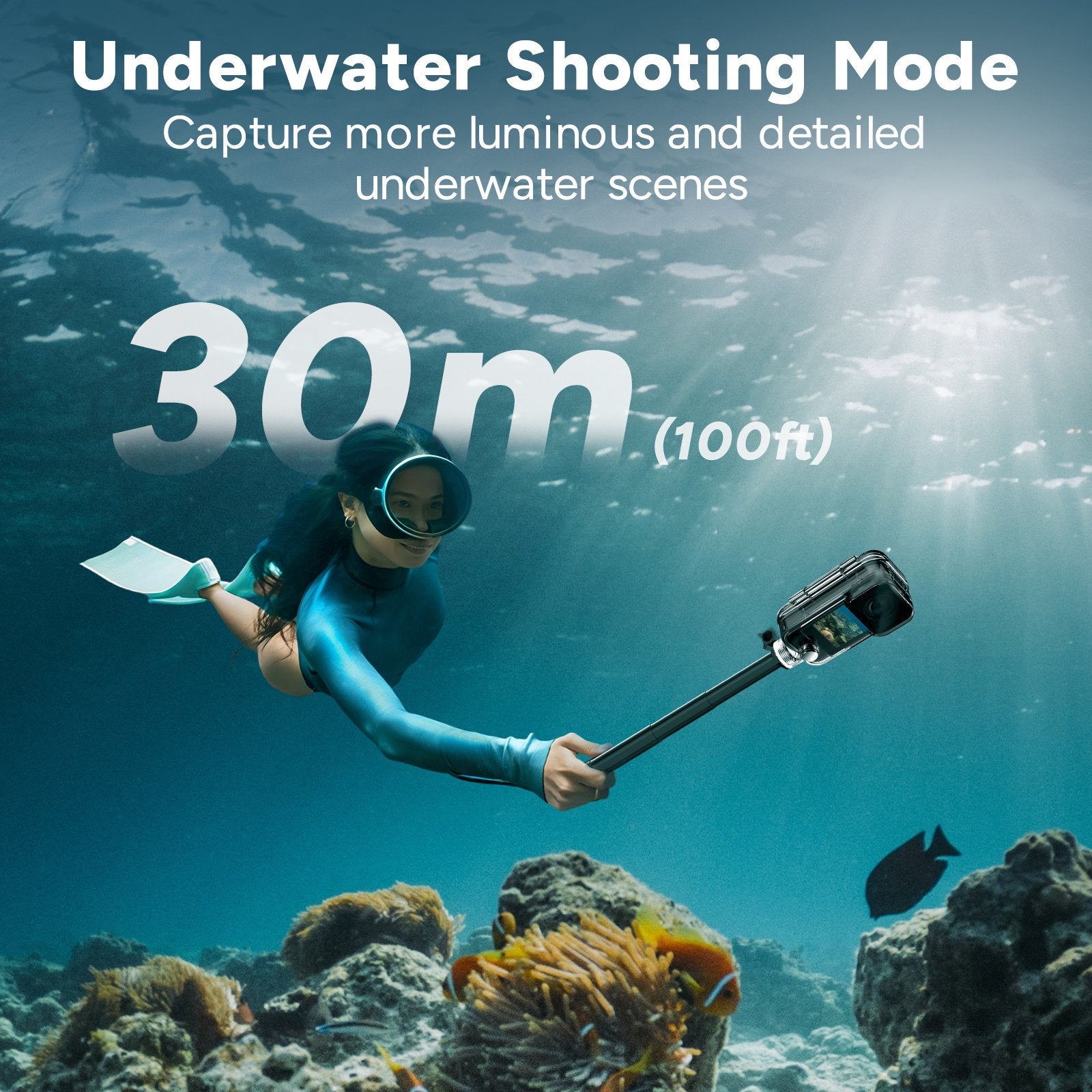 SJCAM C300 4K Action Camera with 6-Axis Stabilization, 30M Waterproof, Dual Touch Screen, Helmet Mount Kit - Portable Body Camera for Vlogging, Live Streaming, Sports - Includes Accessories (Black)